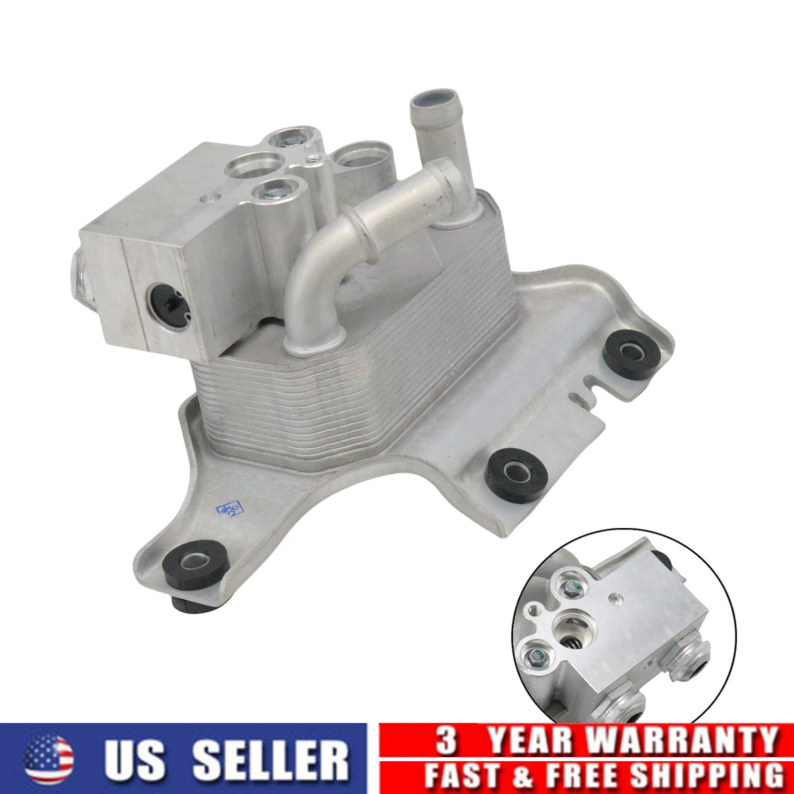 Oil Cooler HL3Z7A095B for Ford F-150 (2017–2020), Expedition (2020), Navigator (2020)