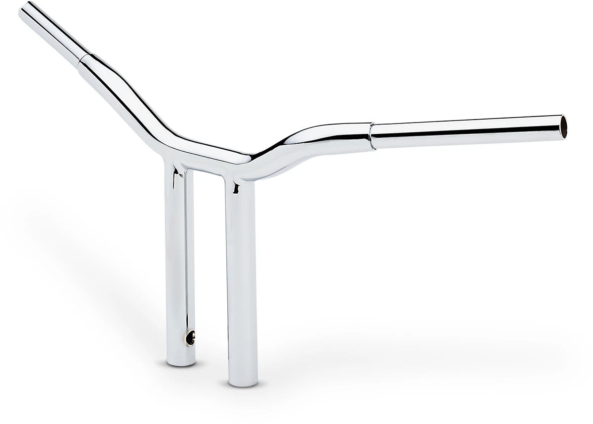 12" LA Choppers Kage Fighter Welded Straight-Riser Handlebar for Harley