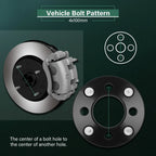 2X 1" Wheel Adapters 4x100 to 4x114.3 12x1.5 for Honda Accord Civic Fit