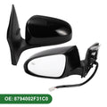 Left Door Mirror for Toyota Corolla (2014–2019) Manual Folding Gloss Black