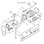 Transom Water Hose for Mercruiser Alpha One Gen 1 & 2 (32-4172533, 18-3602)