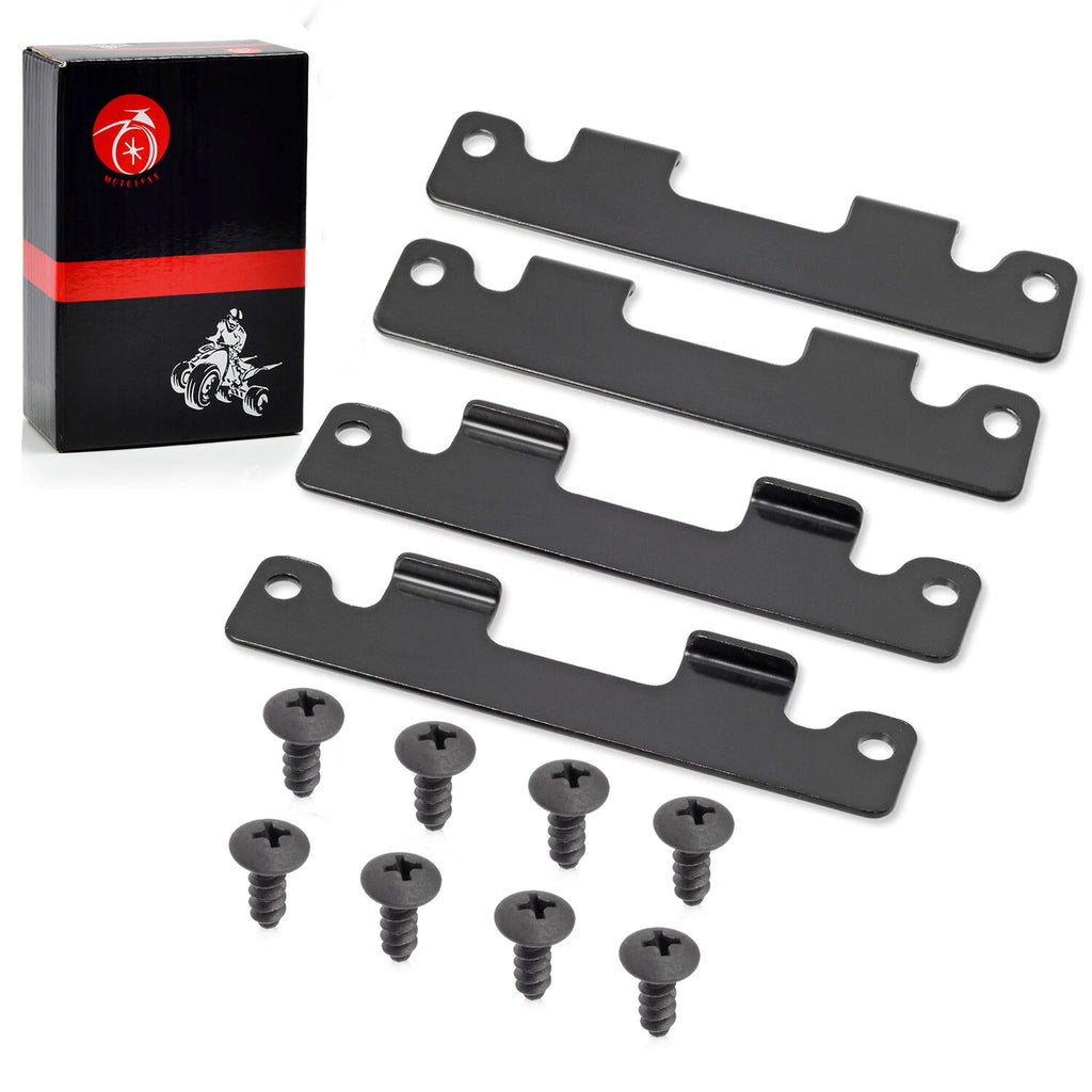 Tailgate Hinge Plates and Screws for Yamaha Rhino YXR 450 660 700 (2004–2018)