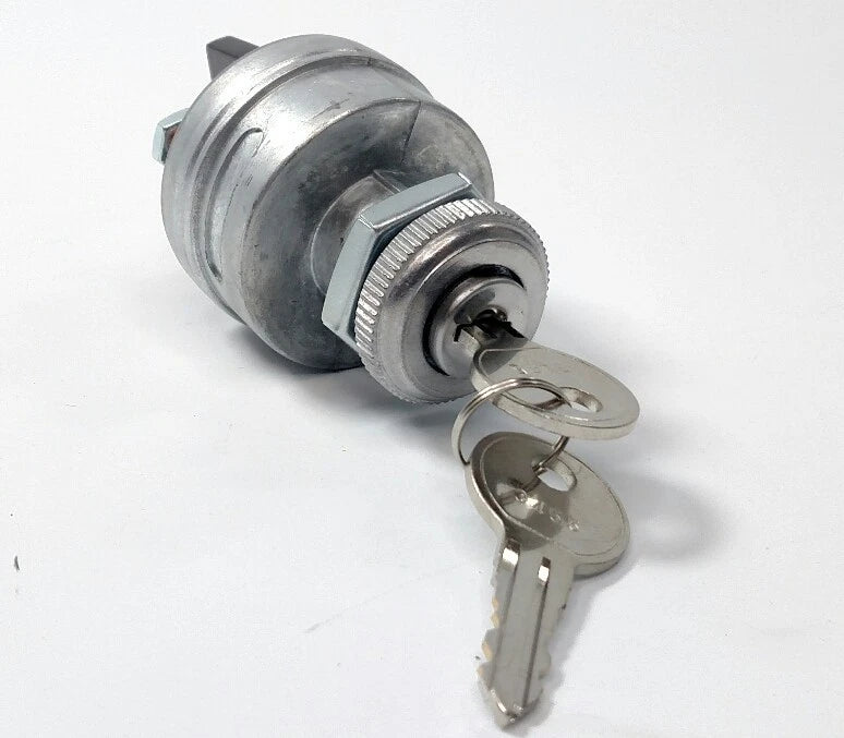 Ignition Switch Universal Replacement with 2 Keys and 4 Pins for Car (—)