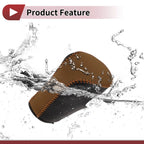 1 Pc Gear Shift Knob Cover for Honda Accord 8 (2008–2012) Black Brown Leather