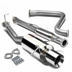 4" Rolled Tip Stainless Catback Exhaust Muffler for Honda Prelude H22A4 BB6