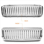 Chrome Front Bumper Grille Frame for Ford F250-F550 SD (1999–2004)