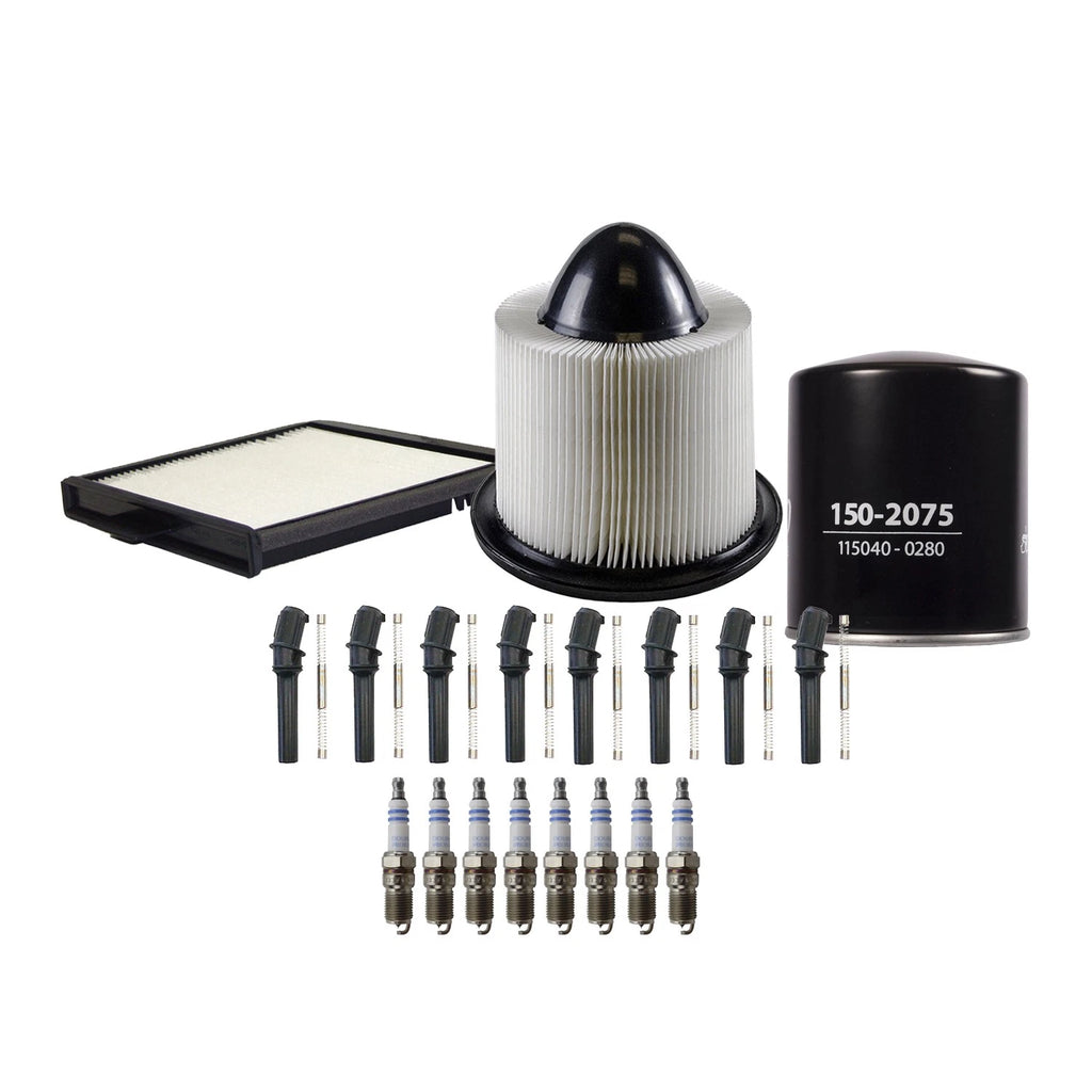 Denso Tune Up Kit Set of 8 Spark Plugs & Boots for Ford Expedition F-150 V8
