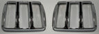 Chrome Tail Light Bezels Replacement Pair for Ford Mustang (1964–1966)