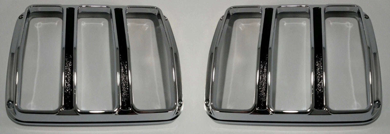 Chrome Tail Light Bezels Replacement Pair for Ford Mustang (1964–1966)