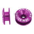 Aluminum Quick Release Fastener Kit for Purple Car Bumper/Fender/Trunk/Hatch