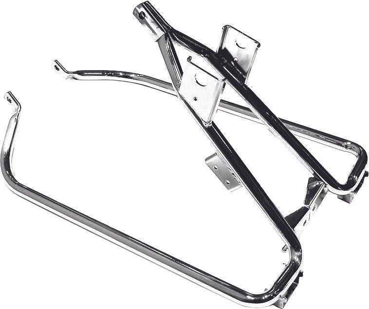 Chrome Saddlebag Support Kit for Harley Davidson FLHR Road King (1994–2023)