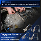 Set of 4 Upstream & Downstream Oxygen Sensors for Toyota Tundra (2000–2002)