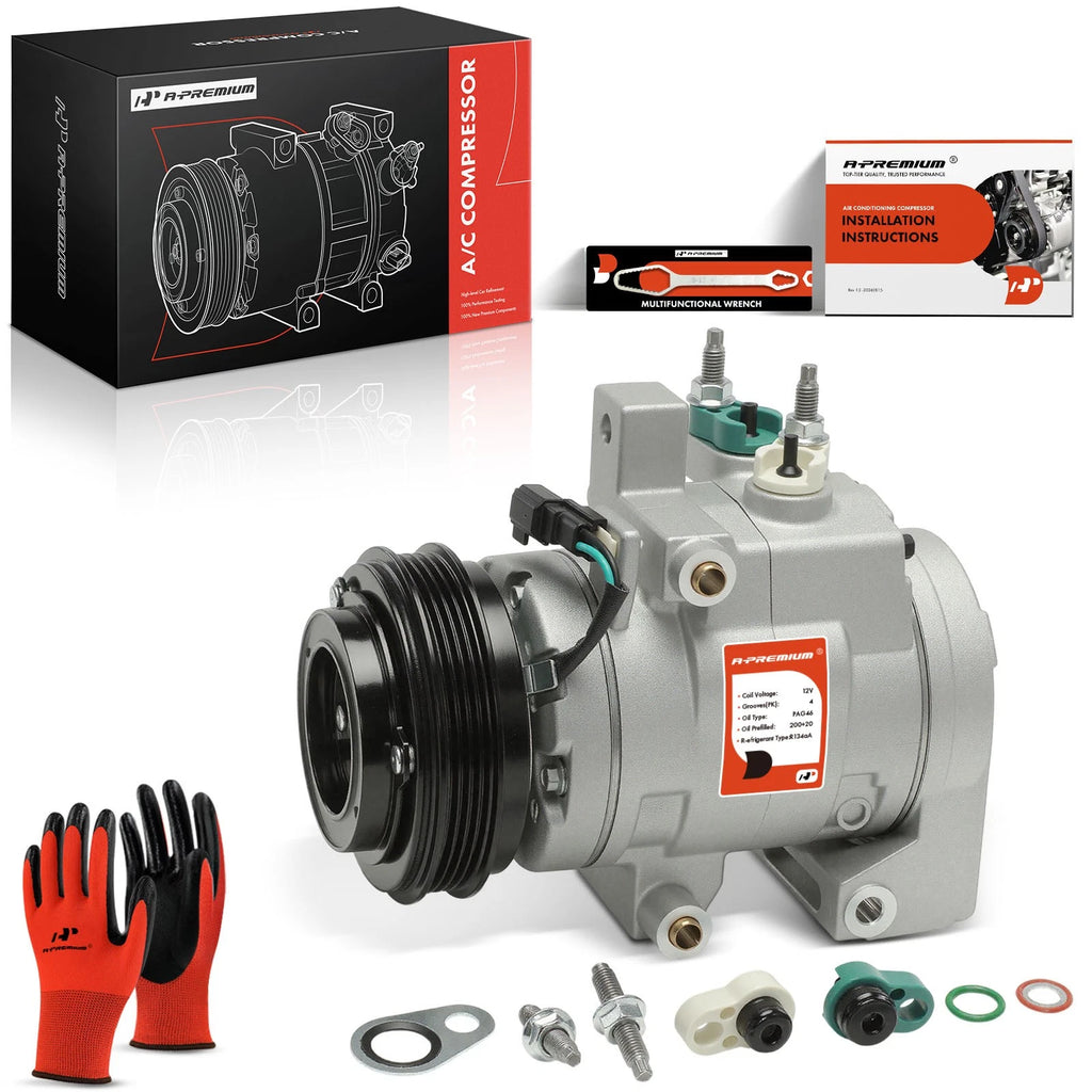 A/C Compressor with Clutch for Ford F-150, Lincoln Mark LT (2014)