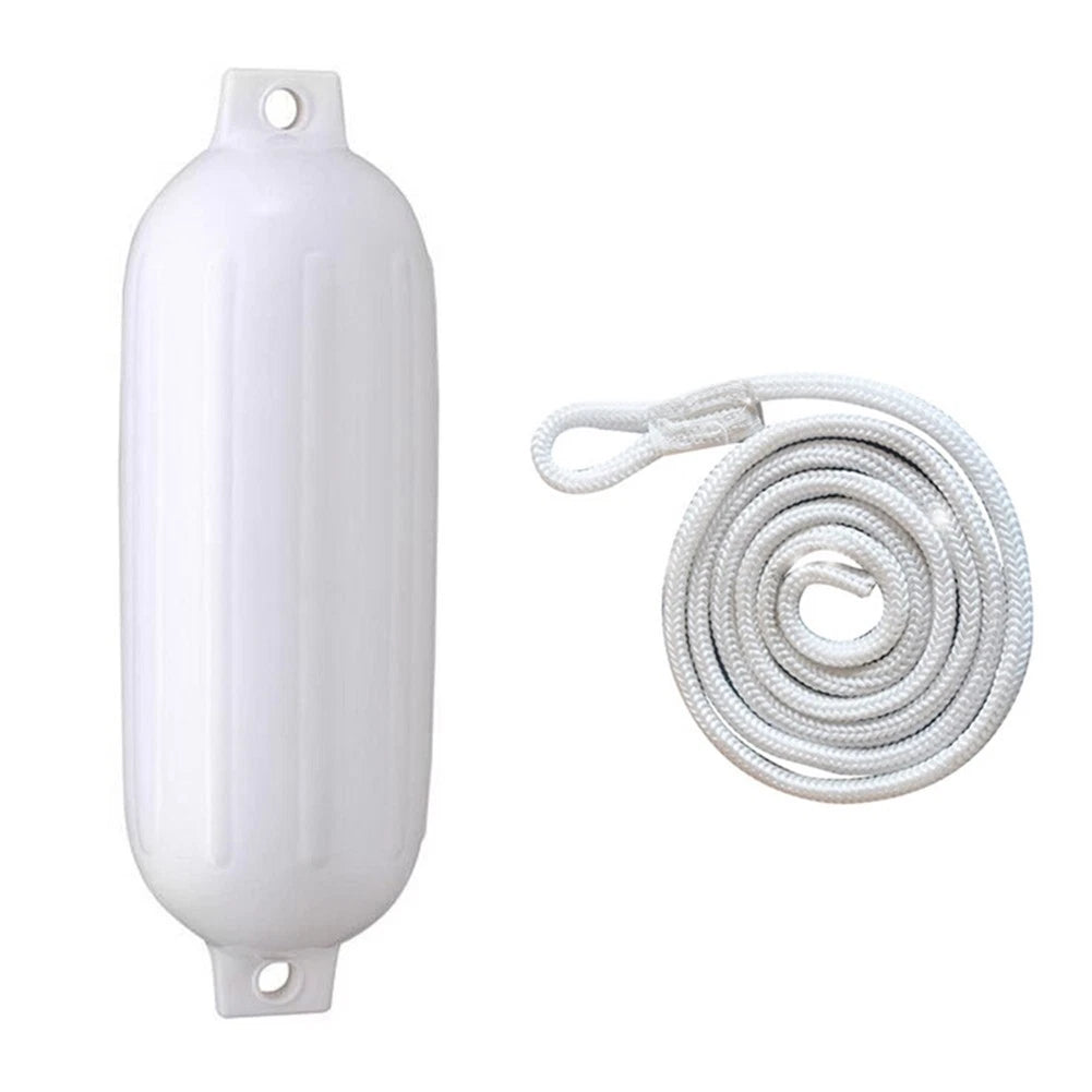 Inflatable Boat Fender 4.5x16in PVC Bumper for Kayaks Canoes