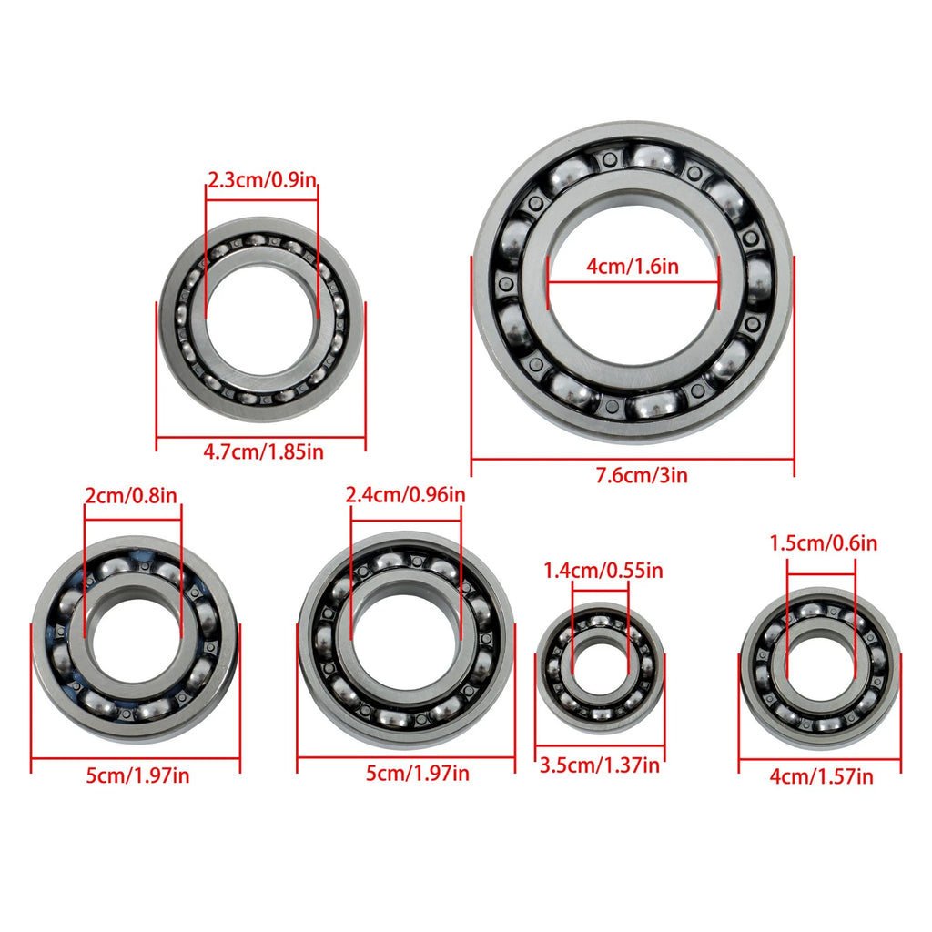 Complete Gasket Set and Bearings for Honda TRX 350TE Rancher (2000-2006)