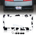 Cow Print License Plate Frame Border for Universal Car Truck SUV (Universal)