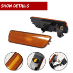 Set of 4 Amber Front Bumper Side Marker Lights for VW Golf Jetta (1999–2006)