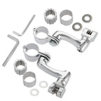 Highway Foot Pegs Mount Clamps for Harley Sportster XL883 XL1200 (22mm-35mm)