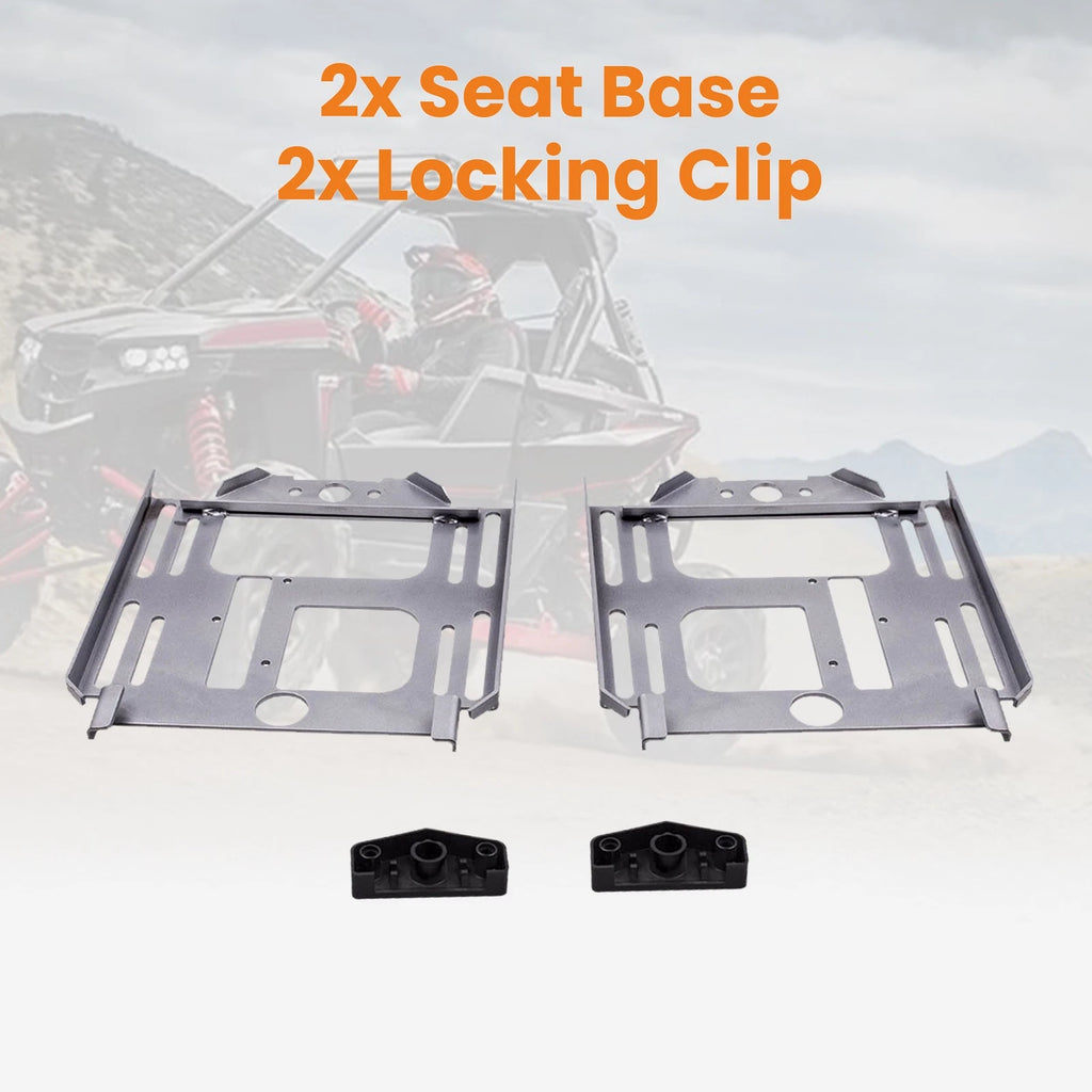 2X Seat Lowering Base Kit for Polaris RZR 570/900 S/XP (2010–2023)