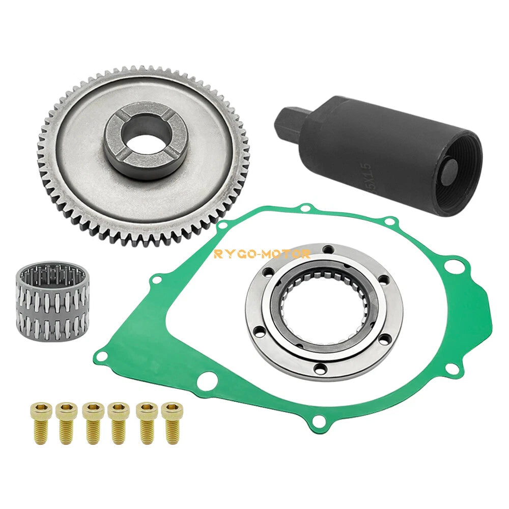 Starter One Way Clutch Kit & Flywheel Puller for Yamaha Warrior 350 (1987–2004)