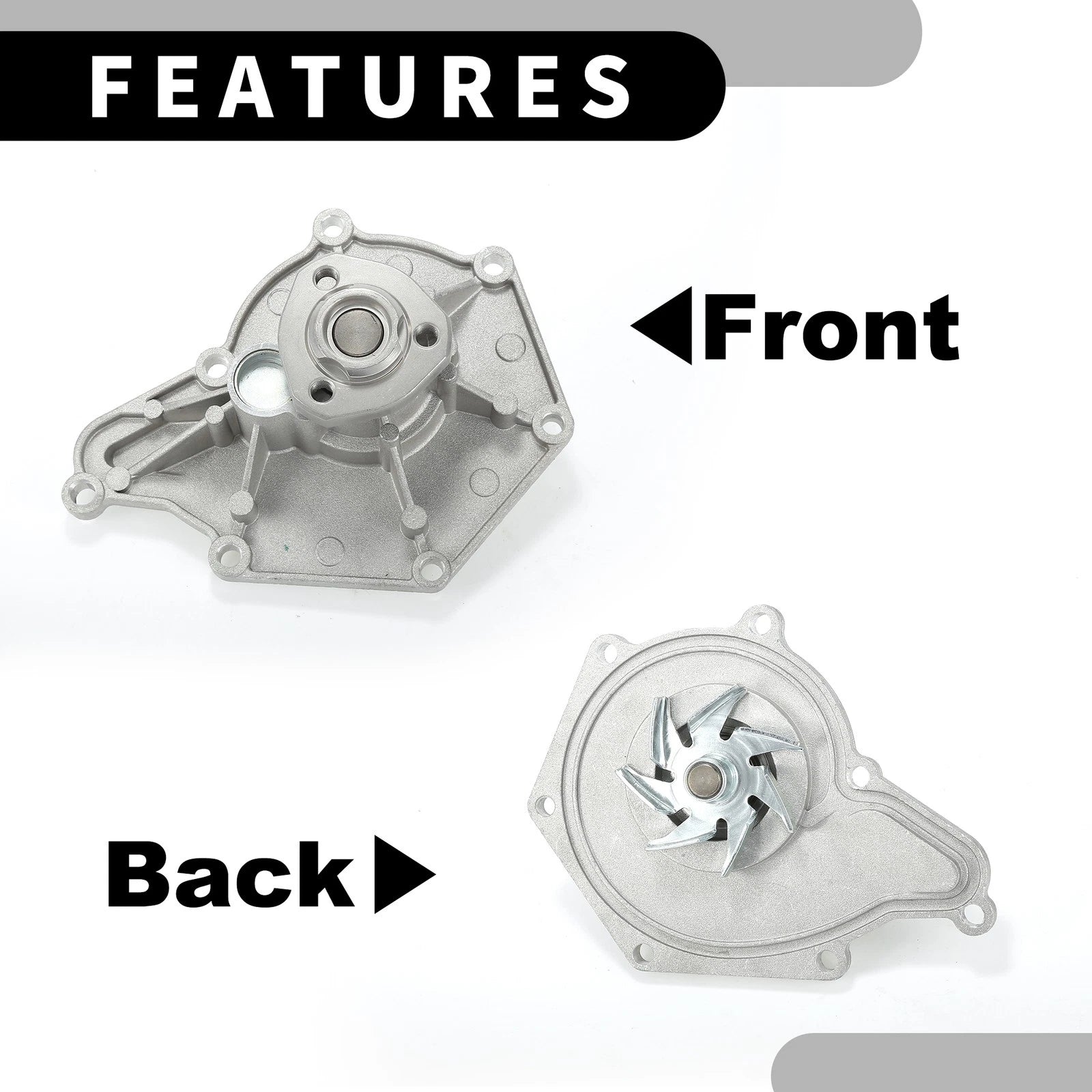 Water Pump with Gasket Kit for Audi A4 (2006–2008) No. 06E121018D/95510603310