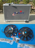 3 Row Radiator & Fan for Toyota Supra Soarer MK3 1986-1992
