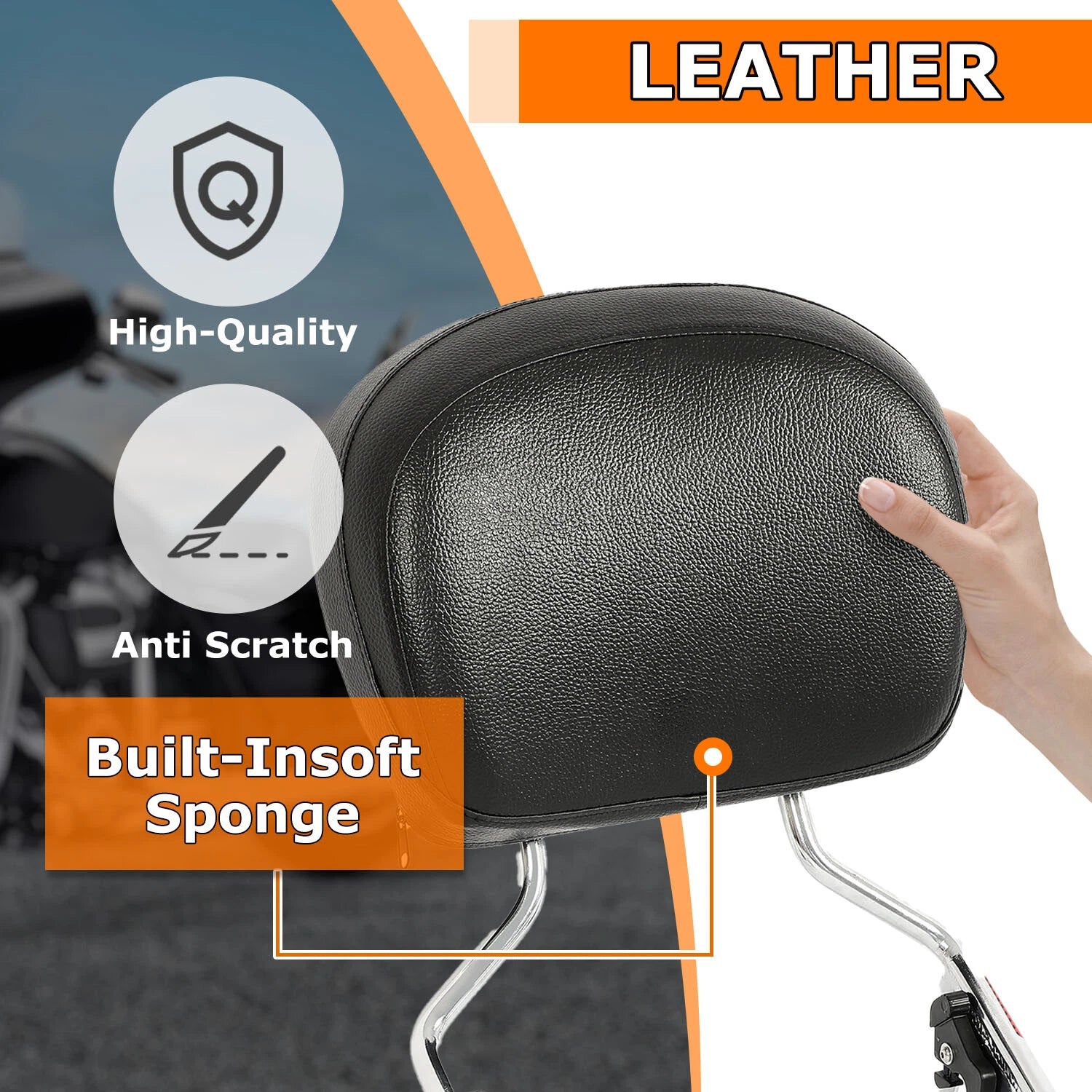 Backrest Sissy Bar 4 Point Docking Hardware Kit for Harley Touring (2014–2024)