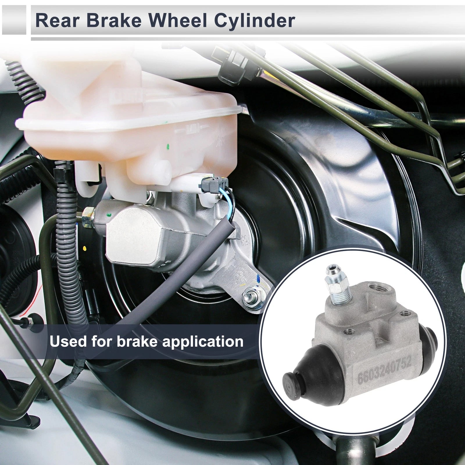 Rear Brake Wheel Cylinder No. 583302D020 for Hyundai Accent (2000–2002)