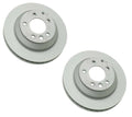 Set of 2 Rear Brake Disc Rotors for Audi Q7, Cayenne, VW Touareg (2007–2018)