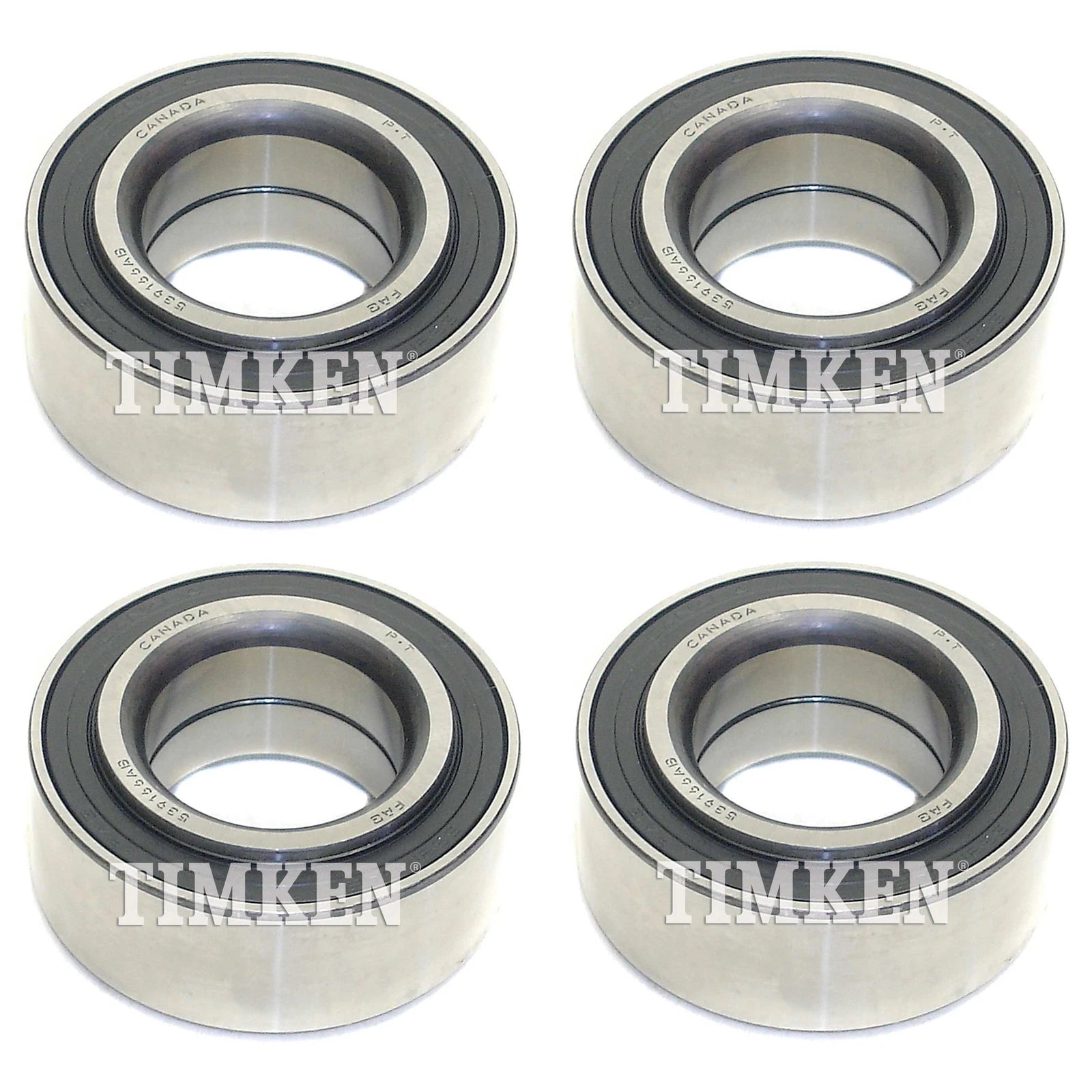 Front and Rear Wheel Bearings Kit for Mazda Protege 4WD (1990–1991)