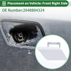 Bumper Headlight Washer Nozzle Cover Cap for Mercedes-Benz (2008)