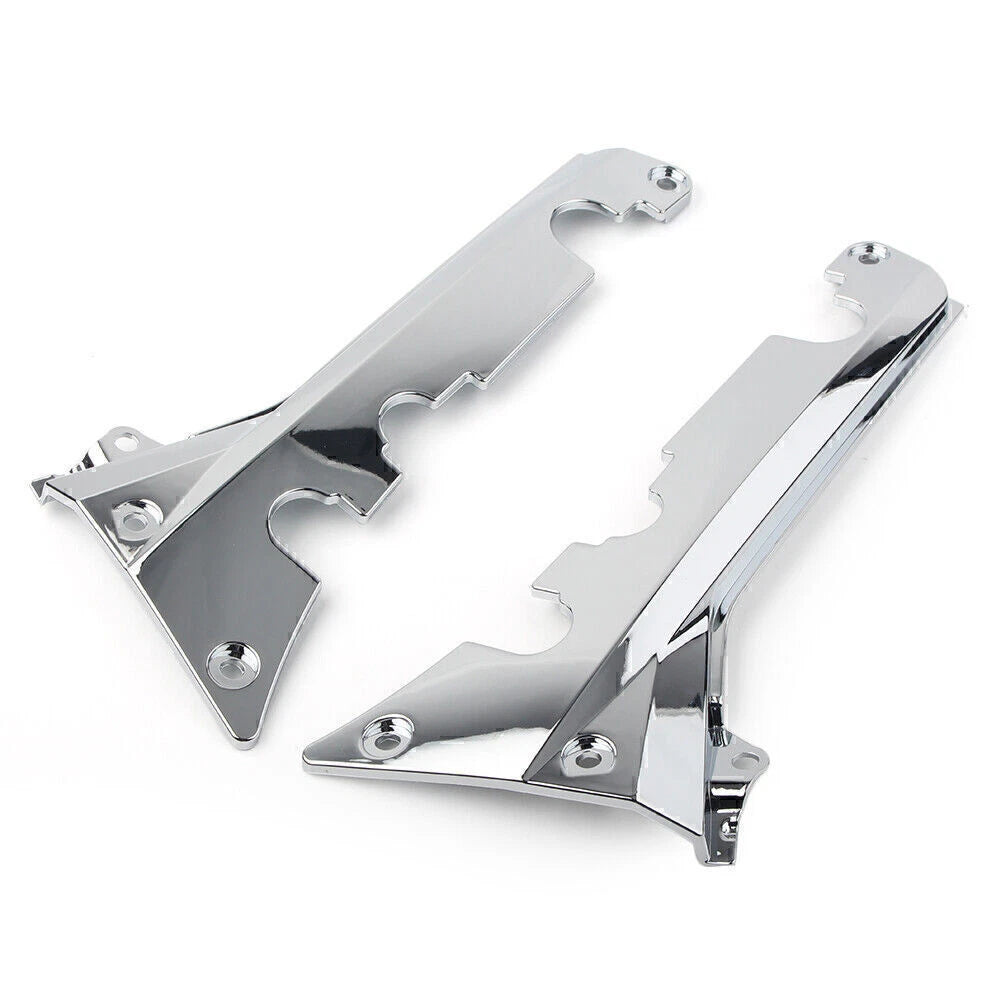 Set of 2 ABS Fairing Lower Rear Frame Covers for Honda GL1800 (2001–2011) Chrome