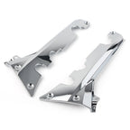 Set of 2 ABS Fairing Lower Rear Frame Covers for Honda GL1800 (2001–2011) Chrome