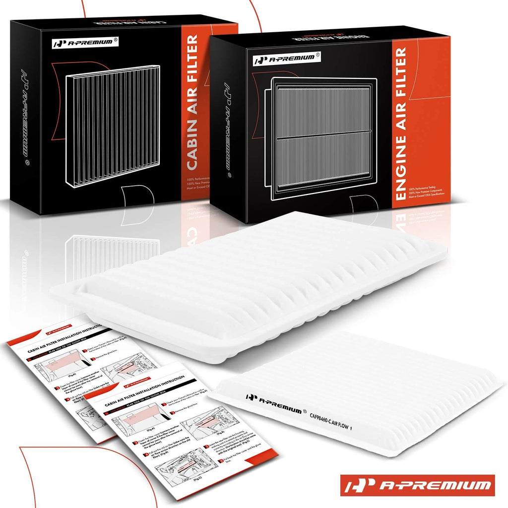Engine & Carbon Cabin Air Filter for Toyota Sienna (2004-2009)