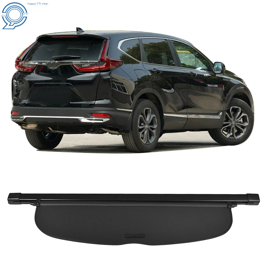 Retractable Black Rear Cargo Cover for Honda CR-V (2017–2019)
