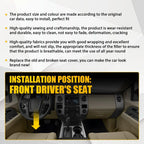 Driver Bottom Seat Cover with Perf Leather for Ford Expedition (2015–2017)