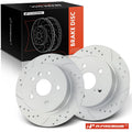 Rear Side Drilled Brake Rotors for Toyota Camry (2018–2023)