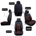 Deluxe Leather Seat Covers for Ford (5-Seat Full Set)
