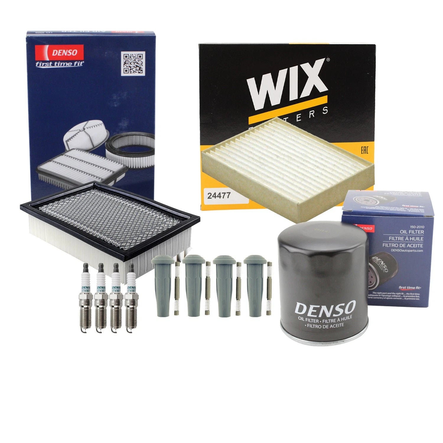 Denso Tune Up Kit & NGK Spark Plugs for Ford Escape 2.5L L4 (2001–2012)