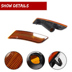 Amber Lens Front Bumper Side Marker Lights for Cadillac ATS (2013–2014) & XT5 (2017–2023)