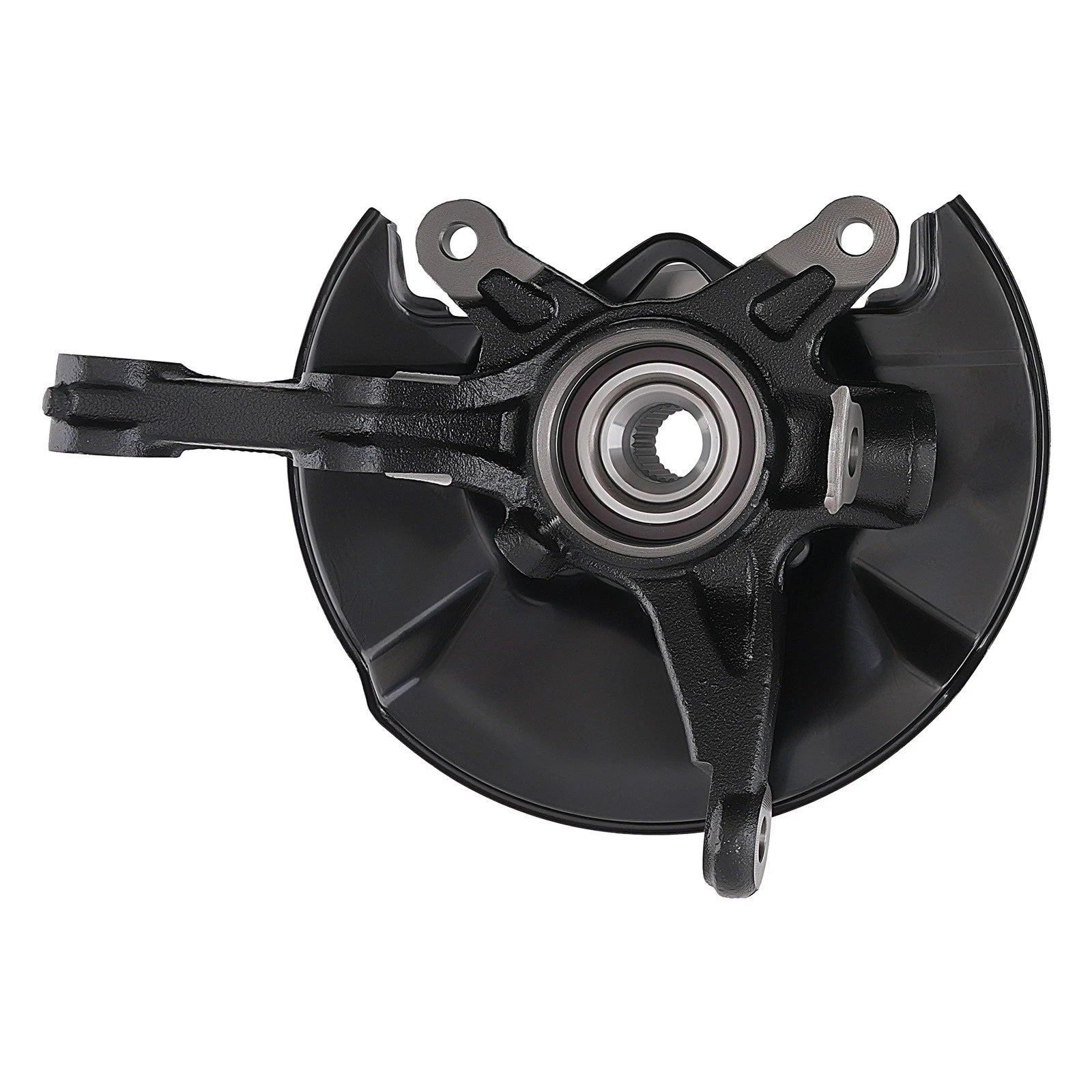 Pair Front Steering Knuckle & Wheel Hub Bearing for Honda Civic DX (1984–1987)