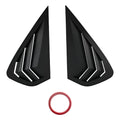 ABS Gloss Black Side Window Louvers for Kia K3 Forte 2019-2022 Painted