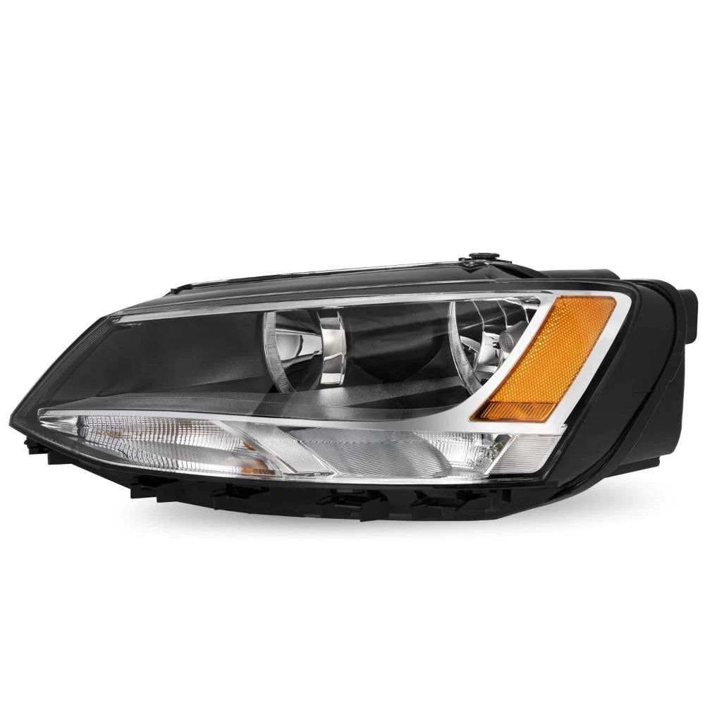 Halogen Headlight with Bulb for Volkswagen Jetta Sedan (2011–2016)