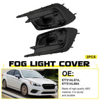 2X Front Fog Light Lamp Bezel Cover for Subaru Legacy (2018–2019)