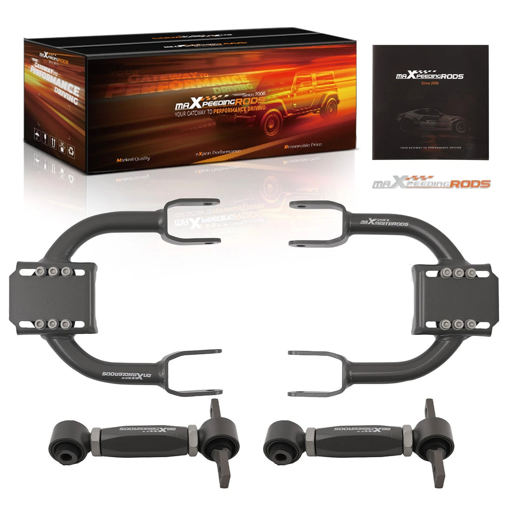 4x Front Upper A-Arms + Rear Camber Control Arms Kit for Honda Civic (1992–1995)