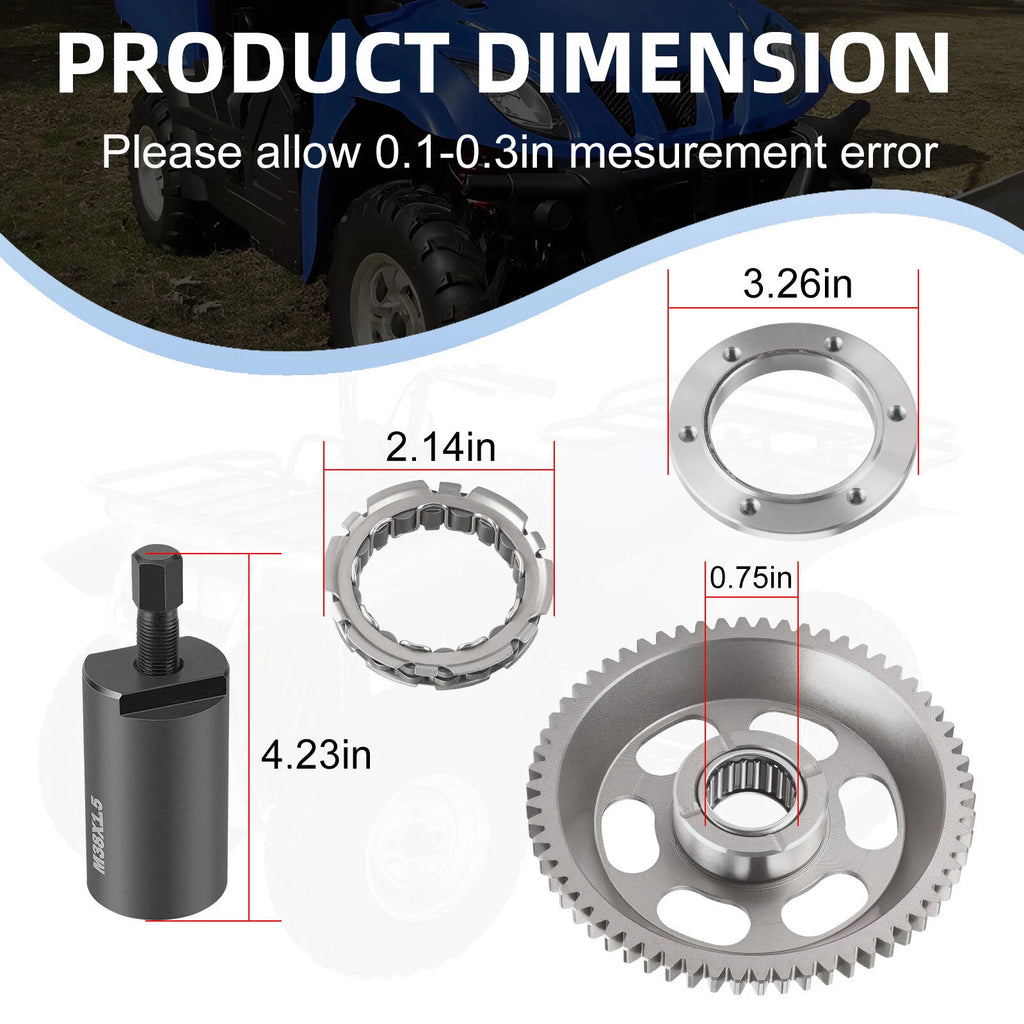 Flywheel Puller Starter Clutch Kit for Suzuki LTZ400 Quadsport (2003-2014)
