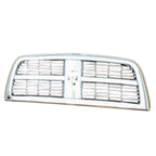 Replacement Chrome Plastic Front Grille for Toyota Hilux (2012–2015)
