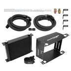 Universal Aluminum 30-Row Transmission Oil Cooler for British-Style Kit (2010–2019)