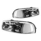 Headlight Assembly for GMC Yukon (2000–2005) Halogen V8 5.3L Chrome
