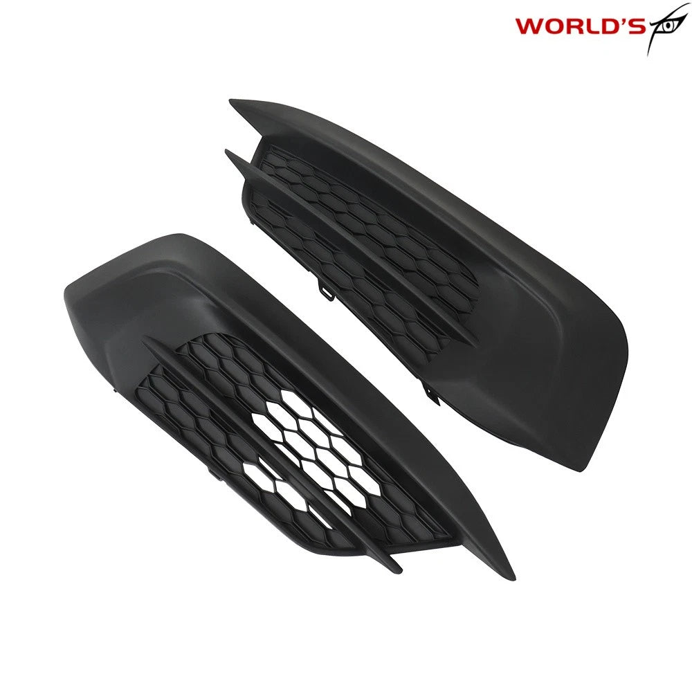 Set of 2 Black Fog Light Covers for Honda Civic Sedan/Coupe (2016–2018)